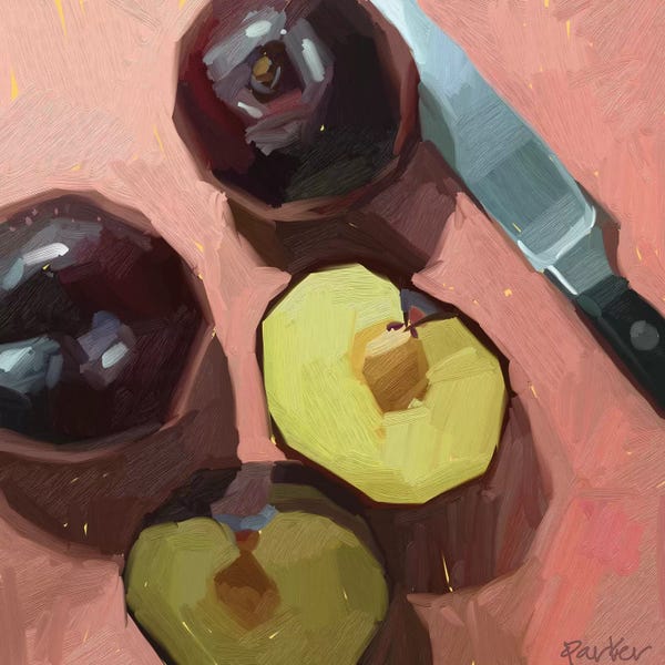 Similar To Georgia O'Keeffe: Warm Plums by Teddi Parker