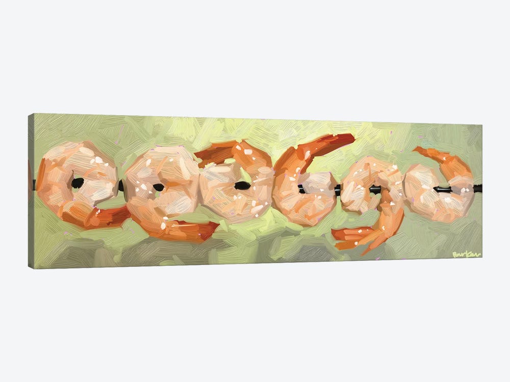 Dancing Shrimps by Teddi Parker 1-piece Canvas Art