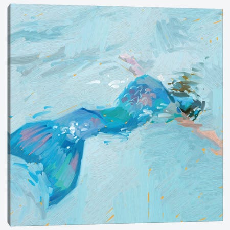 Mermaid Visions Canvas Print #TEP68} by Teddi Parker Canvas Print