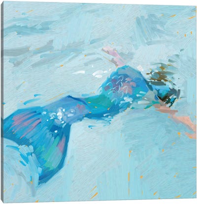 Mermaid Visions Canvas Art Print - Teddi Parker 