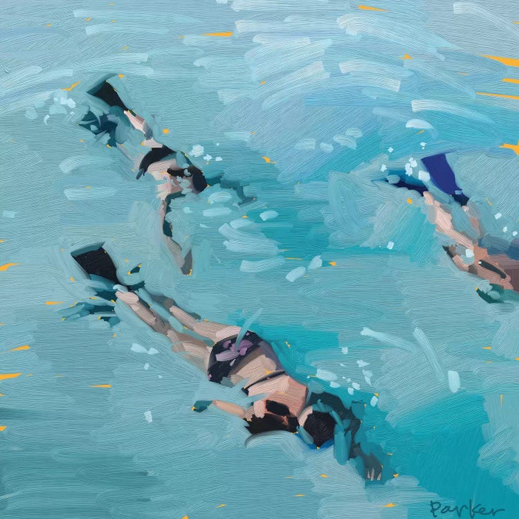 Scuba Girls by Teddi Parker wall art