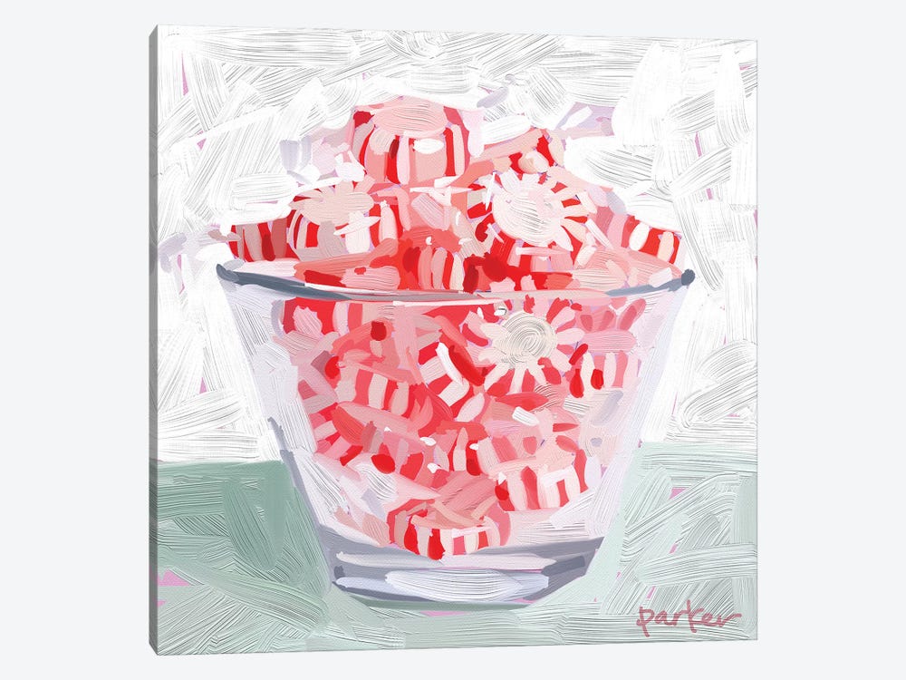 Peppermint Cup by Teddi Parker 1-piece Art Print