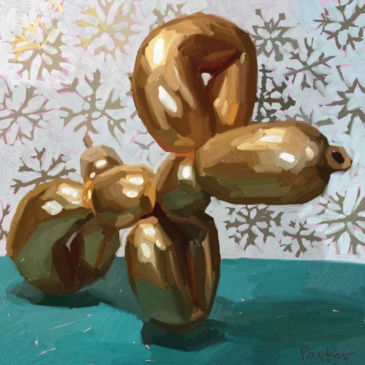 Snow Pup by Teddi Parker wall art