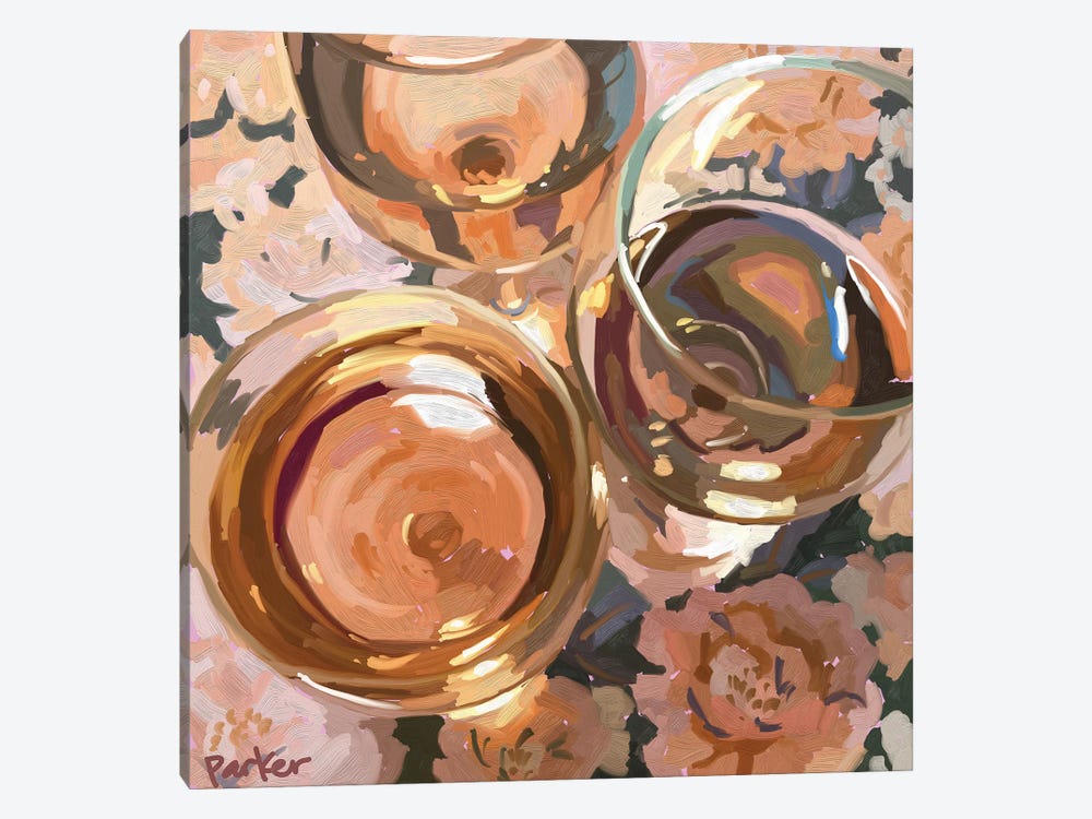 Rosé All Day by Teddi Parker 1-piece Canvas Art Print