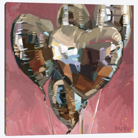 Warm Hearts Canvas Print #TEP89} by Teddi Parker Art Print
