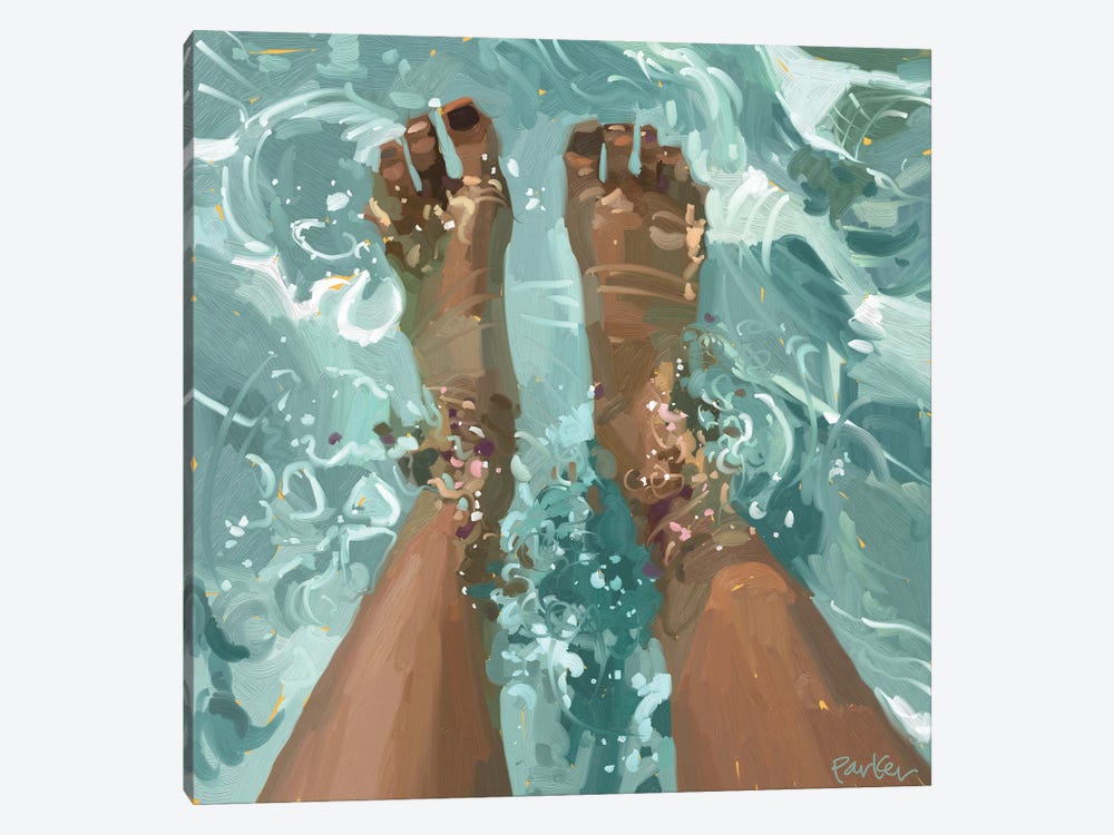 Pool Day by Teddi Parker 1-piece Canvas Art Print