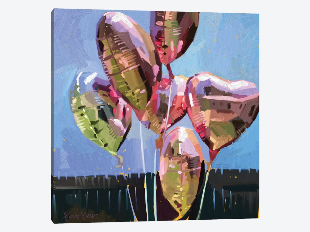 Backyard Balloons by Teddi Parker 1-piece Canvas Print