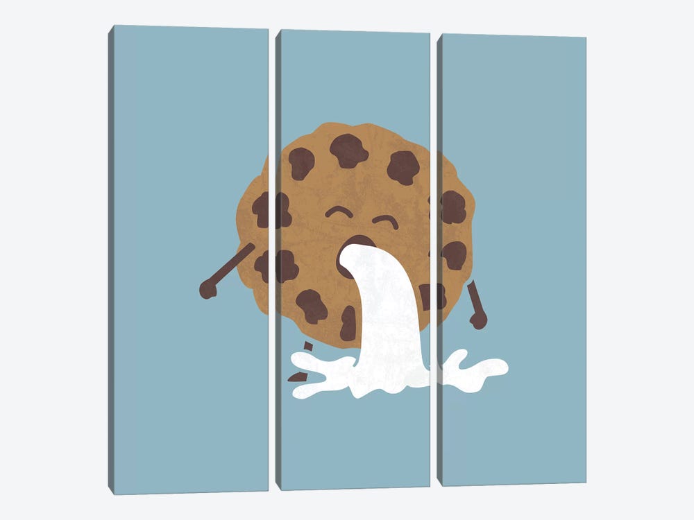 Cookie Barf by HandsOffMyDinosaur 3-piece Canvas Artwork