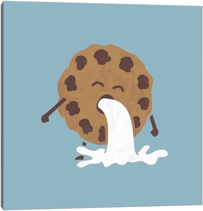 Cookie Barf Canvas Art Print - Cookie Art