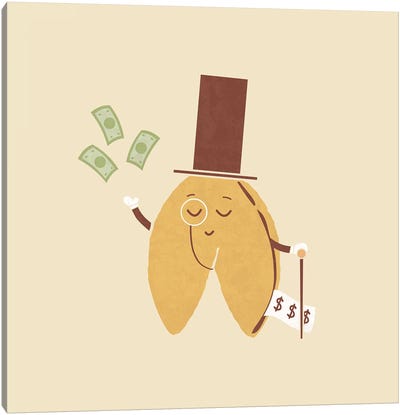 Fortune Cookie Canvas Art Print - Office Humor
