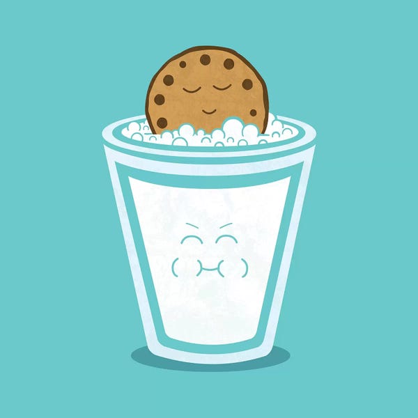 Adorable Anthropomorphism: Hot Tub Cookie by HandsOffMyDinosaur
