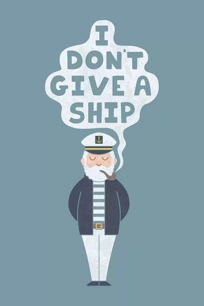 Crude Humor: Indifferent Captain by HandsOffMyDinosaur