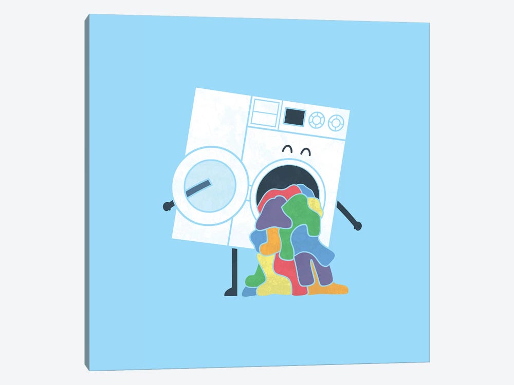 Laundry Day by HandsOffMyDinosaur 1-piece Art Print
