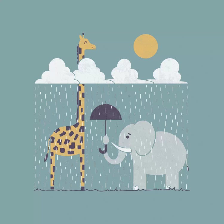 Always Sunny Up Here by HandsOffMyDinosaur wall art