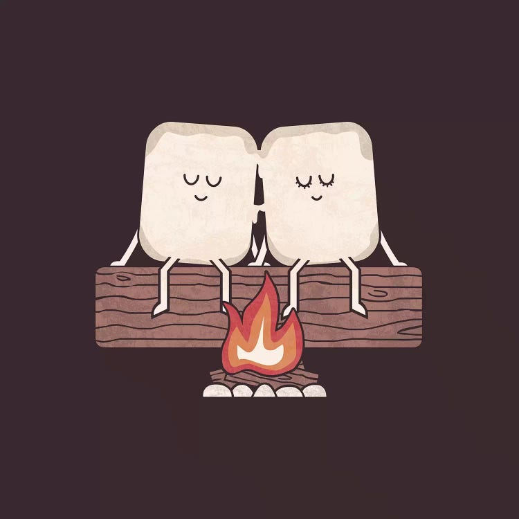 Melt With You by HandsOffMyDinosaur wall art