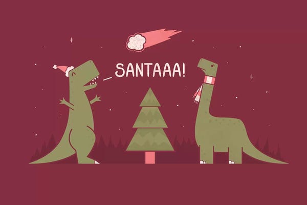 Prehistoric Animals: Merry Extinction by HandsOffMyDinosaur