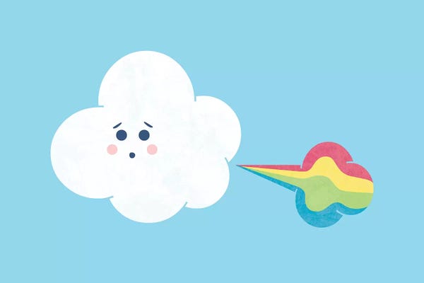 Rainbows: Ooops by HandsOffMyDinosaur