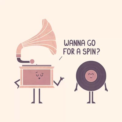 Spin by HandsOffMyDinosaur canvas print