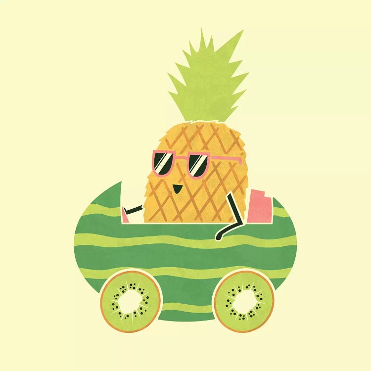 Summer Drive by HandsOffMyDinosaur wall art