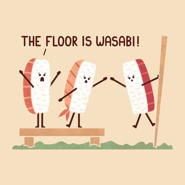 Satirical Humor: Wasabi by HandsOffMyDinosaur