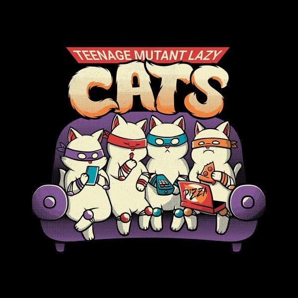 Tobias Fonseca: The Teenage Mutant Lazy Cats by Tobias Fonseca
