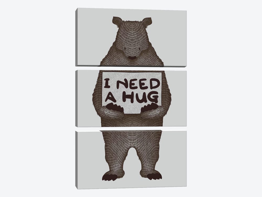 I Need A Hug by Tobias Fonseca 3-piece Canvas Artwork