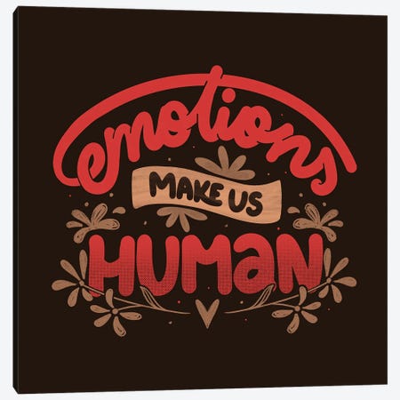 Emotions Make Us Human Canvas Print #TFA1040} by Tobias Fonseca Canvas Wall Art