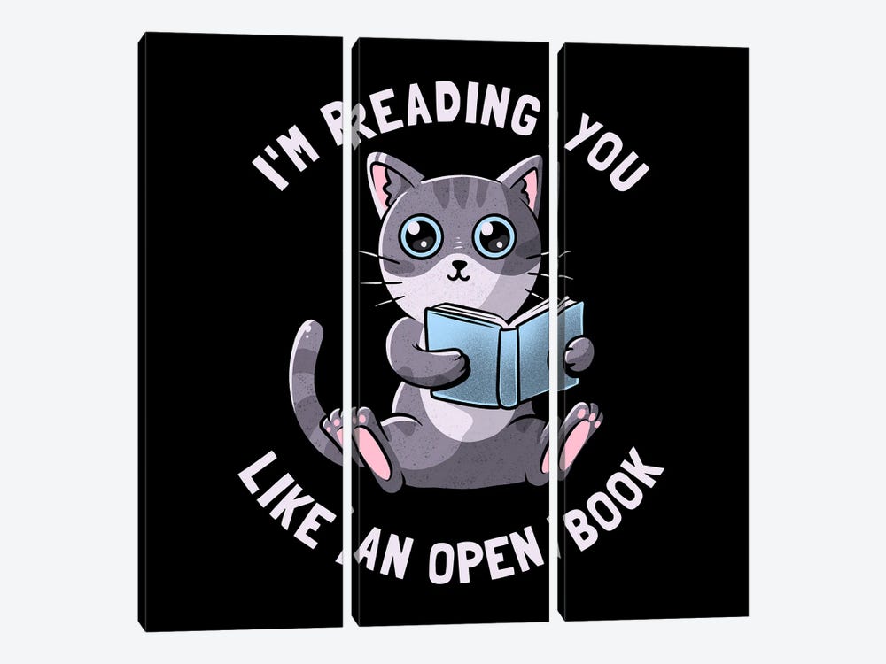 I'm Reading You Like An Open Book by Tobias Fonseca 3-piece Canvas Art