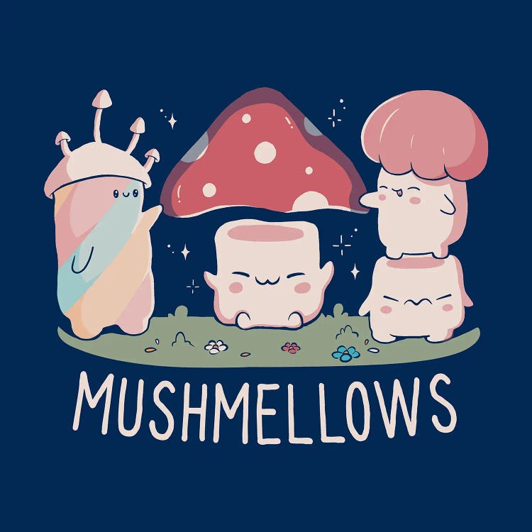 Mushmellows Kawaii Fungi