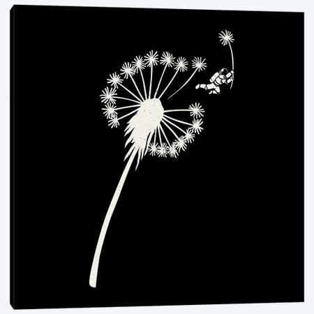 Dandelion Astronaut Flying Away Make A Wish Canvas Print #TFA1086} by Tobias Fonseca Canvas Art Print
