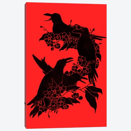 A Feast For Crows Canvas Print #TFA108} by Tobias Fonseca Canvas Artwork