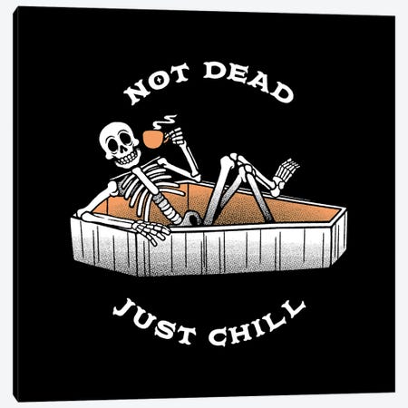 Not Dead, Just Chill Canvas Print #TFA1113} by Tobias Fonseca Canvas Art