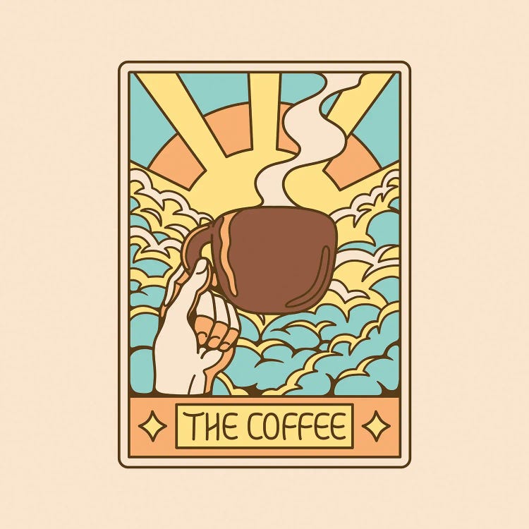 The Coffee Tarot Card