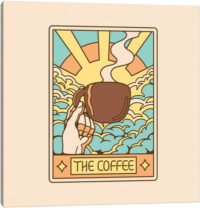 The Coffee Tarot Card Canvas Art Print - Tobias Fonseca