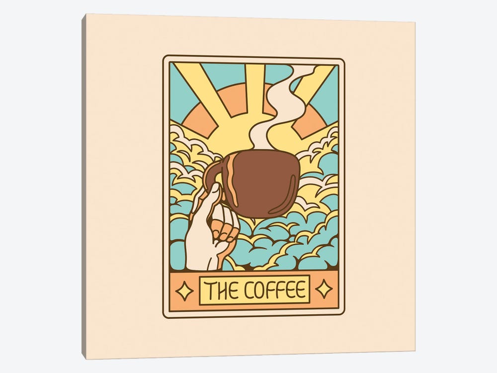 The Coffee Tarot Card by Tobias Fonseca 1-piece Art Print