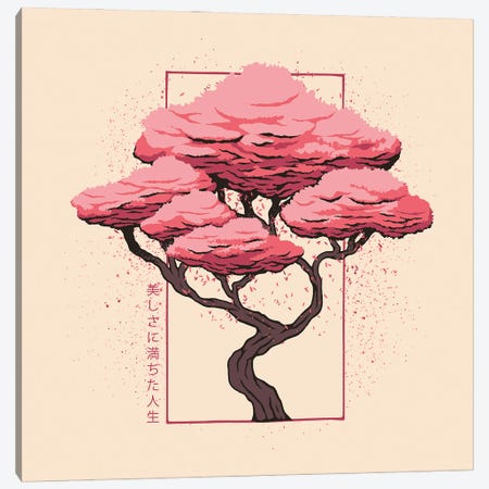 Sakura Blossom Canvas Print #TFA1116} by Tobias Fonseca Canvas Print