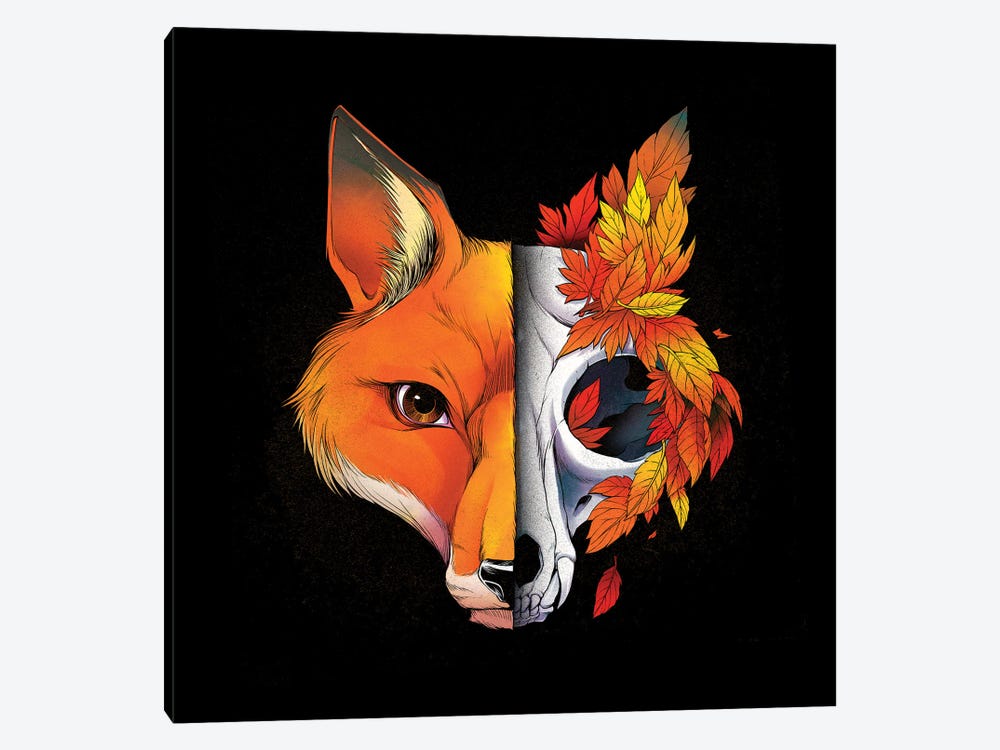 Autumn Fox by Tobias Fonseca 1-piece Canvas Art Print