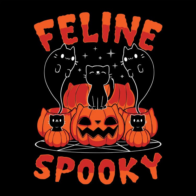 Feline Spooky Halloween Kitten