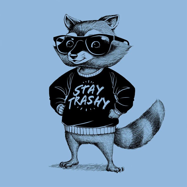 Stay Trashy Raccoon