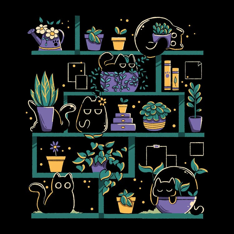 Kitten Garden by Tobias Fonseca wall art