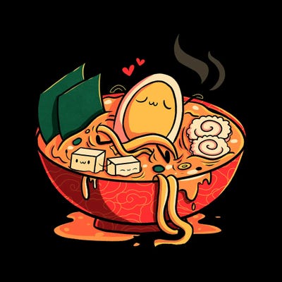Noodle Spa Ramen Lover by Tobias Fonseca framed canvas print