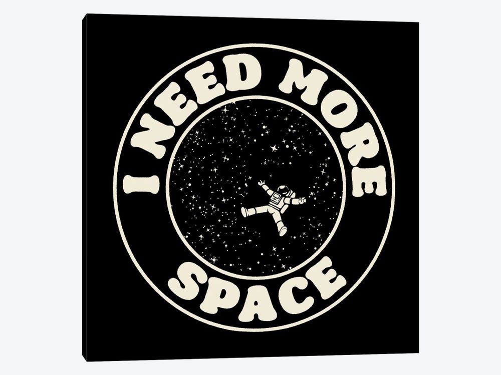 I Need More Space Stamp by Tobias Fonseca 1-piece Canvas Art
