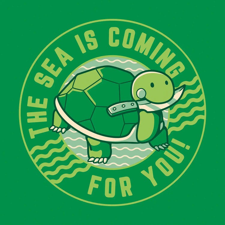 The Sea Is Coming For You by Tobias Fonseca wall art