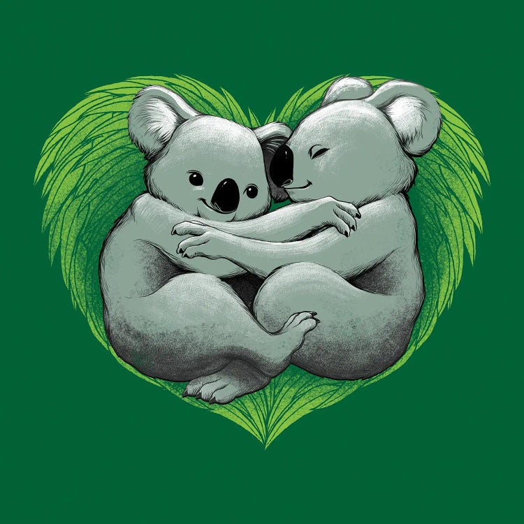 Koala Heart by Tobias Fonseca wall art