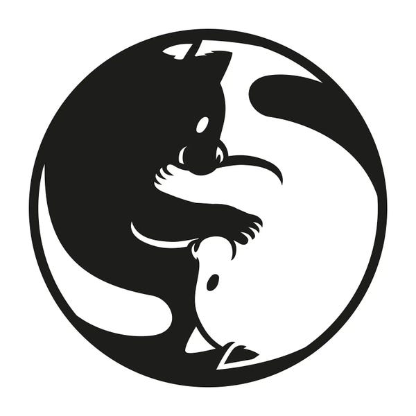 Tobias Fonseca: Yin Yang Cat Tao by Tobias Fonseca