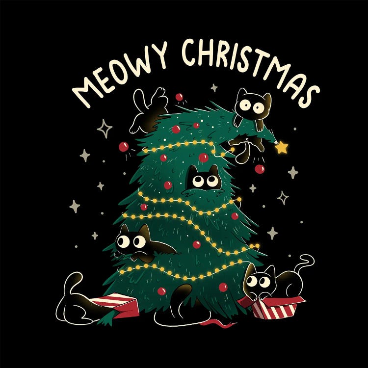 Meowy Christmas Funny Cats