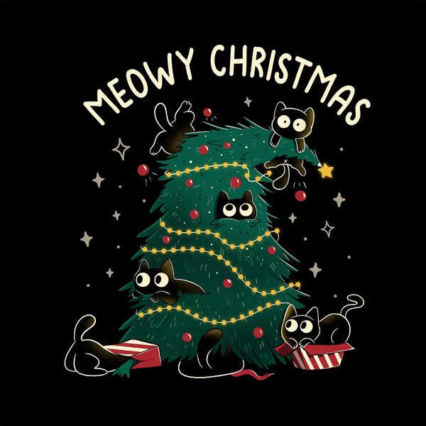 Naughty Or Nice: Meowy Christmas Funny Cats by Tobias Fonseca