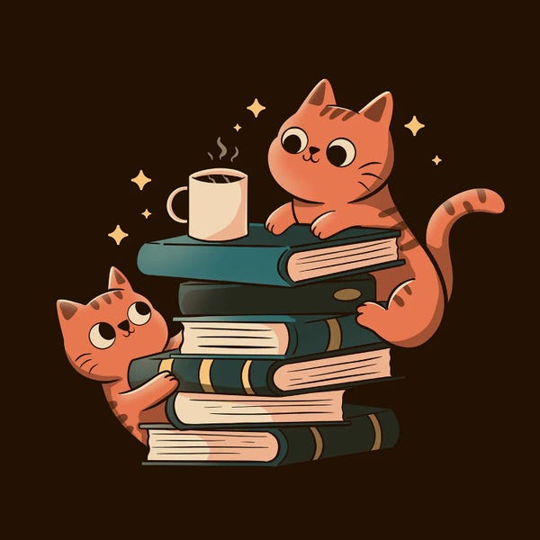 Pet Obsessed: Cats, Books And Coffee by Tobias Fonseca