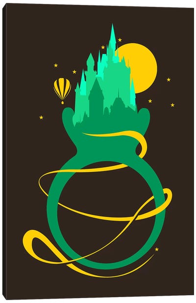 Emerald Ring Canvas Art Print - The Wizard Of Oz