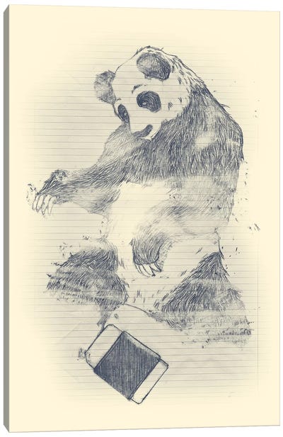 Endangered Canvas Art Print - Panda Art